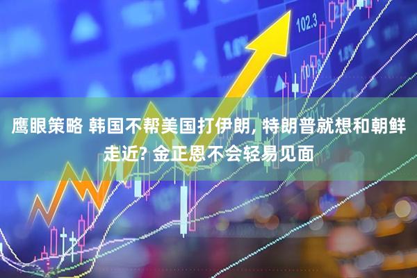 鹰眼策略 韩国不帮美国打伊朗, 特朗普就想和朝鲜走近? 金正恩不会轻易见面